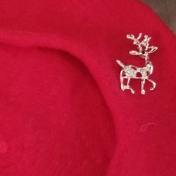 Wool Beret Hats Solid Color French Beret Hat Artist Beret Beanie Hats - Picture 4 of 5